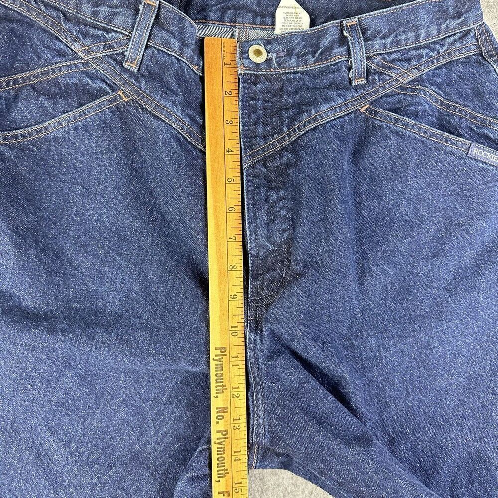 VTG Rockies Rocky Mountain Bareback Jeans 19/20 Dark Western Cowboy Rodeo Ranch* - Picture 11 of 15